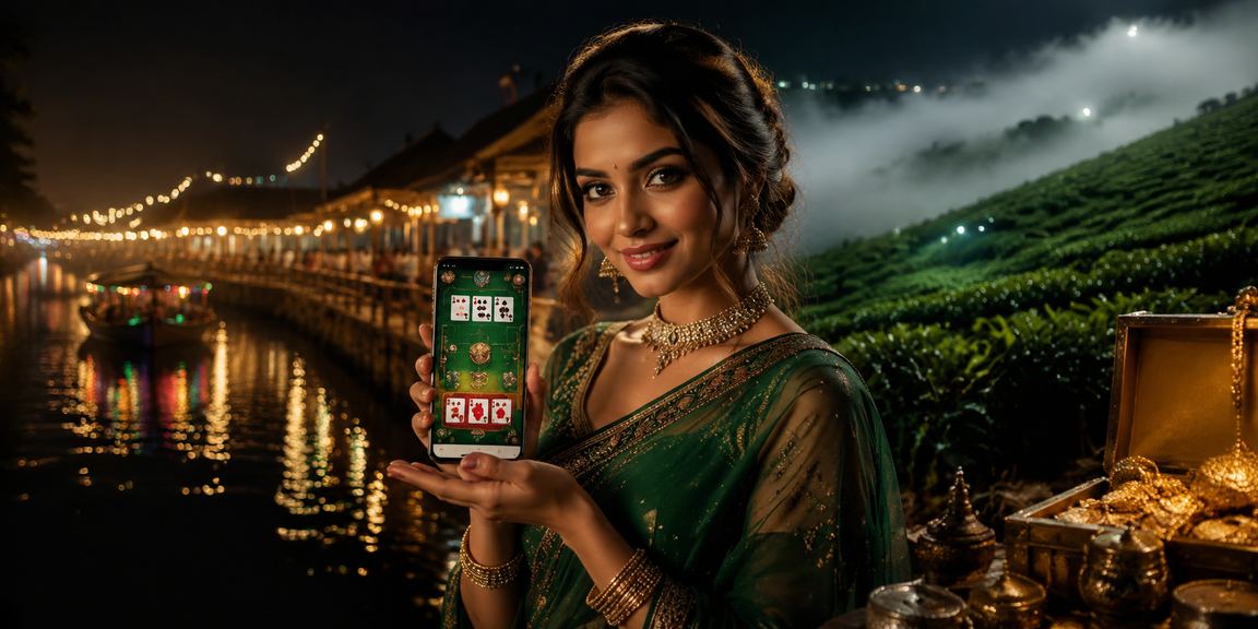 বরিশালে চা বাগানে অন্দর বাহার গেমের দৃশ্য