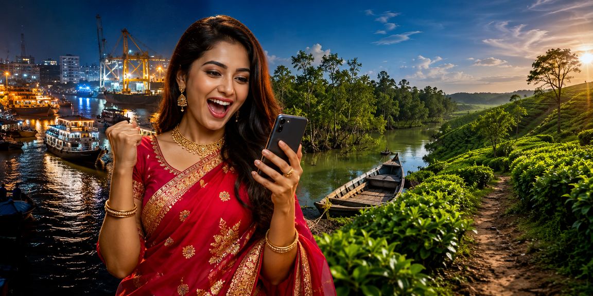 সুন্দরবনের চায়ের বাগানে মোবাইল ক্যাসিনো ও স্পোর্টস ইভেন্ট ব্রাউজিং